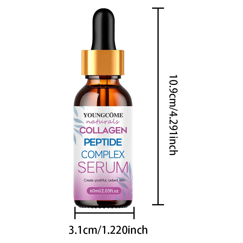 Collagen Wrinkle Remover Face Serum Lifting Firming Fade Fine Lines Anti-aging Essence Whitening Brighten Nourish Skin Care