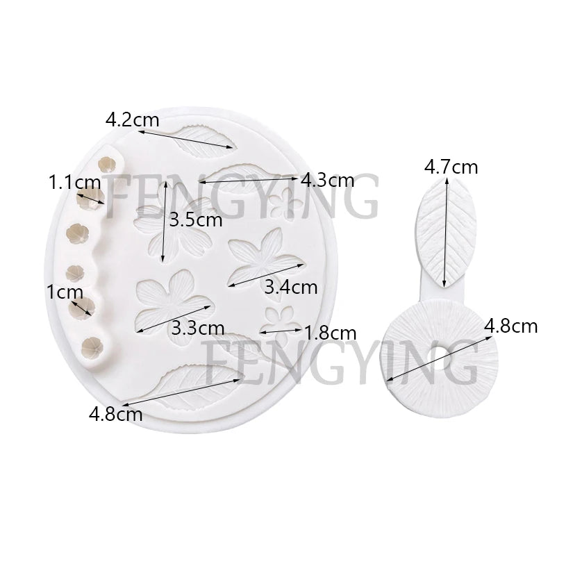 Flower Cherry Blossom Silicone Mold Sugarcraft Chocolate Cupcake Baking Mold Fondant Cake Decorating Tools