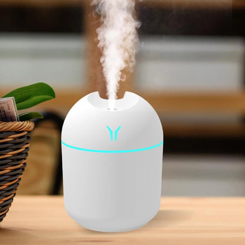 250ML Mini USB Air Humidifier with LED Color Lamp