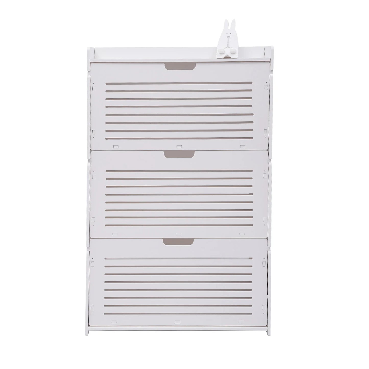 3-Layer Minimalist Design Entrance Shoe Rack Saves Space Living Room Furniture Shoe Cabinet (70 * 17 * 109)