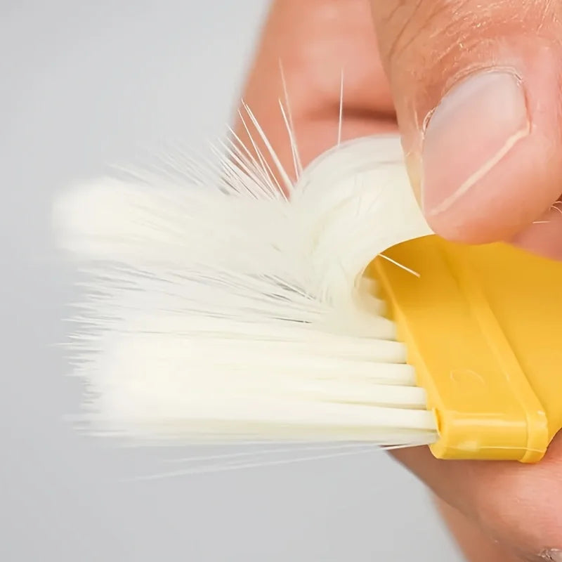 2PC heat-resistant holiday kitchen oil brush, perfect for portable baking brushes used in barbecue, baking, cooking, home