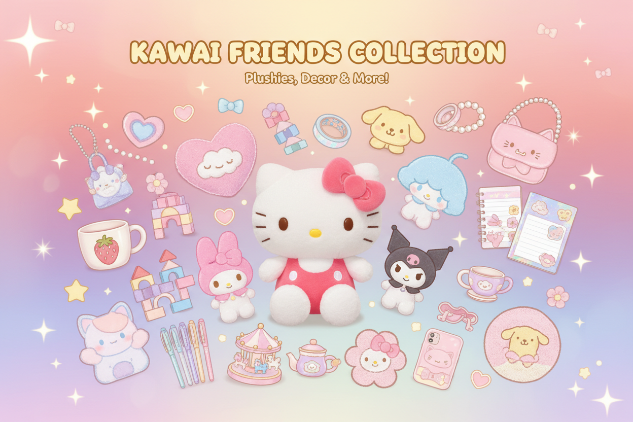 HELLO KITTY KUWAII FRIENDS, ACCESSORIES & MORE