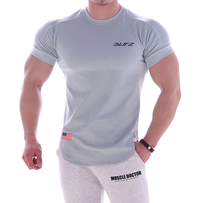 Men’s Quick‑Dry Fitness T‑Shirt