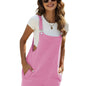 Women's Sleeveless Cotton-Linen Jumpsuit | Comfy Palazzo Style with Pockets | Easy-Care Casual Wear for Spring to Fall