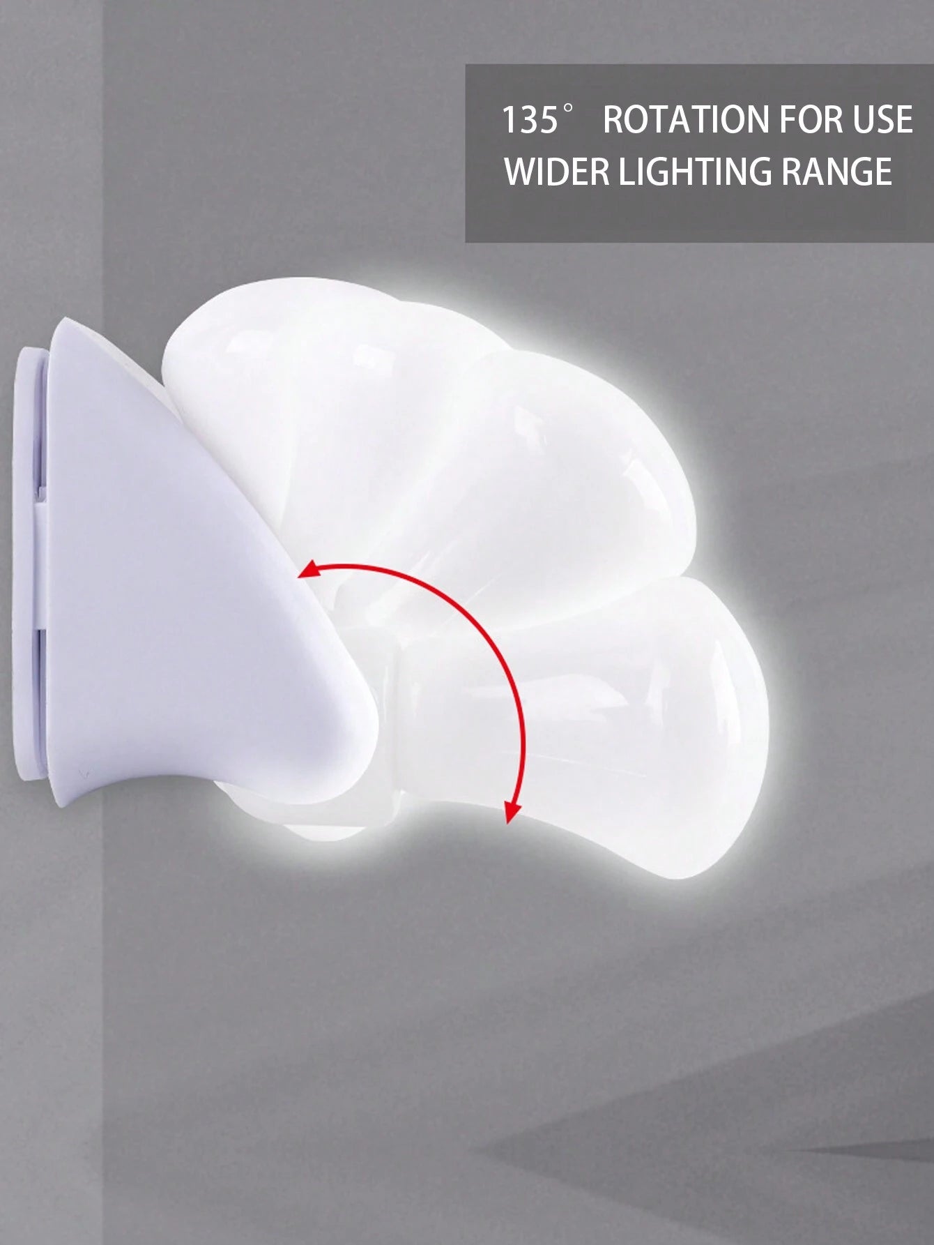 1Pc Portable White Led Bulb, Closet Light, Night Light, Battery Operated Wall Light with Pull Chain, Self-Adhesive Cabinet Light for Study/Bathroom/Bedroom