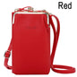 Fashion Ladies Mobile Leather Messenger Bag Clutch for with below 6.5 in Phone iphone /Samsung