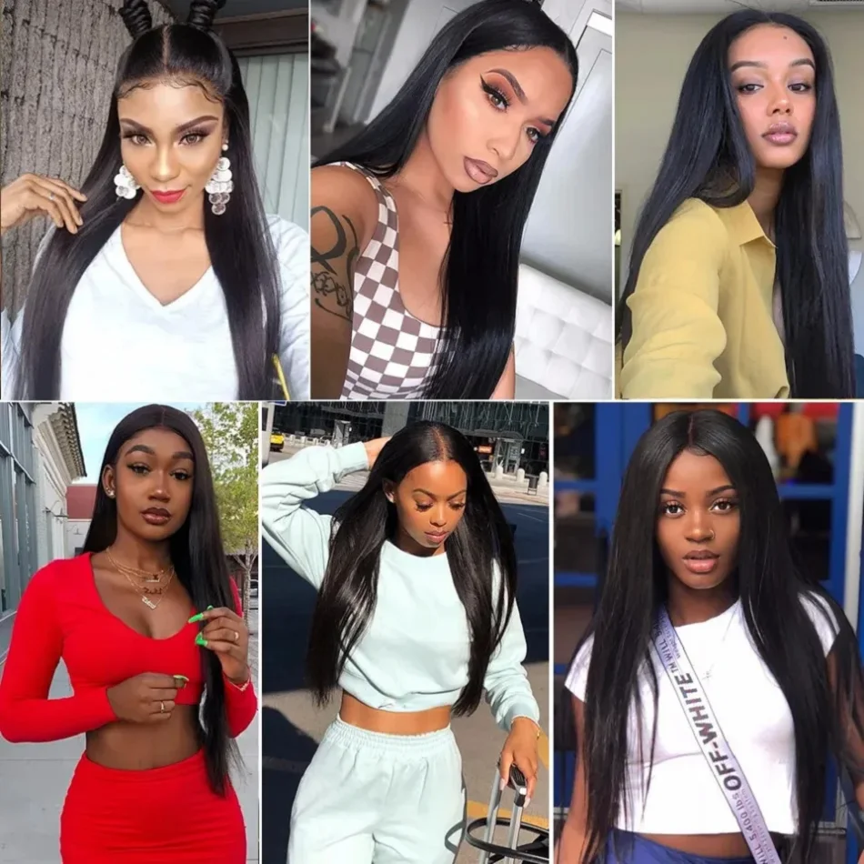 HD Glueless Bone Straight Human Hair Wig (5×7 / 13×4 / 13×6 Options)