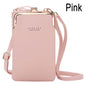 Fashion Ladies Mobile Leather Messenger Bag Clutch for with below 6.5 in Phone iphone /Samsung