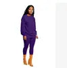 Fall Clothing for Hoodie Women Crop Top Sweater Set 2022 Custom logo Two Pieces Jogger Women Matching Set Clothing 2 Pieces