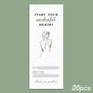 20-50pcs This Package Nice To Meet You Too Sticker Seal Label Thank You Small Business Handmade Merchandise Decoration Stickers