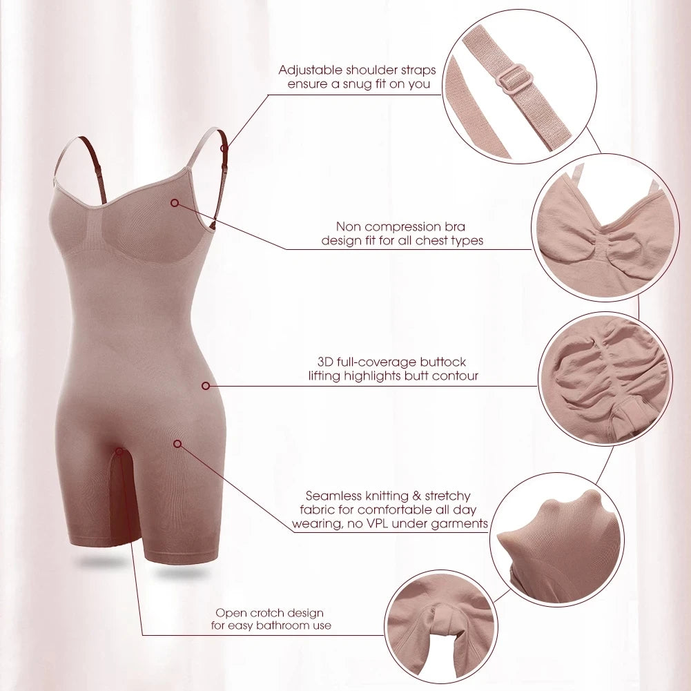 Seamless Full‑Body Shaper