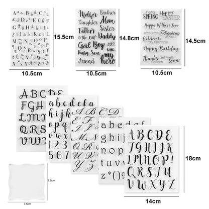 Stamps for Cookies Letters Cake Sweet Letters Stamp Decorating Tools Fondant Embossing DIY Alphabet Cutter Pastry Accessories