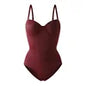 Women's Breathable Strapless Seamless Shapewear Bodysuit Slimming Body Shaper Tummy Control Detachable Shoulder Strap Female