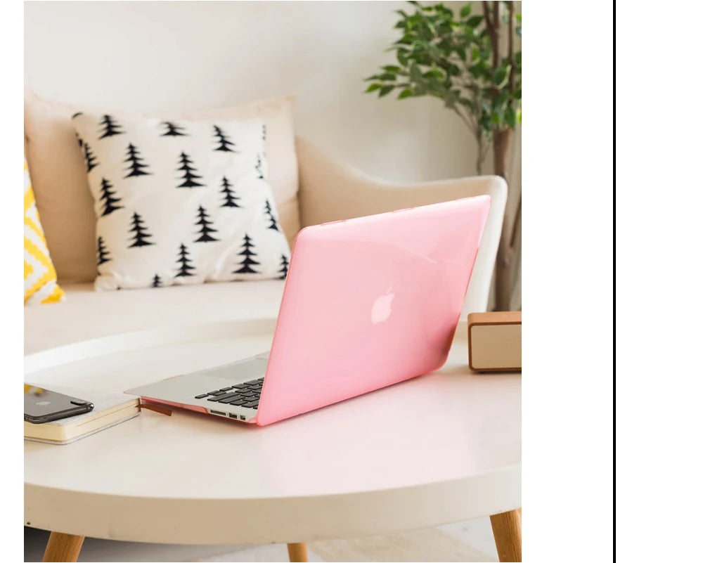 Crystal Laptop Case For Apple Macbook 13 15 16 11 12 For Air 13 A2179 A2337 A2681 For M1 Chip Pro 13 A2338 Mac Protective Cover