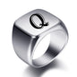 Engraved Stainless Steel Personalized Name Ring