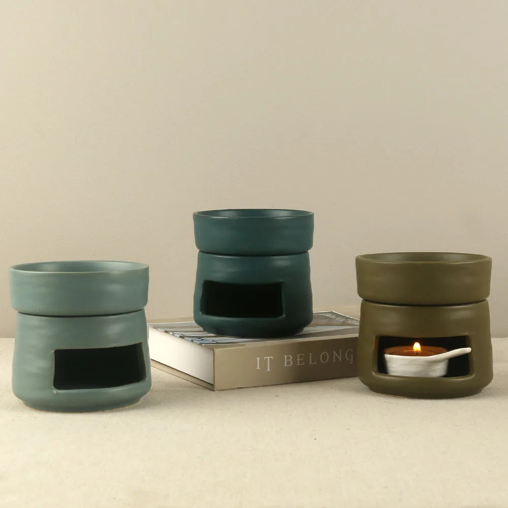 Gifts Modern European-Style Ceramic Aromatherapy Oil Stove Cross-Border Hot-Selling Dry Burning Incense Incense Holders Diffuser