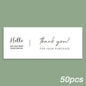 20-50pcs This Package Nice To Meet You Too Sticker Seal Label Thank You Small Business Handmade Merchandise Decoration Stickers