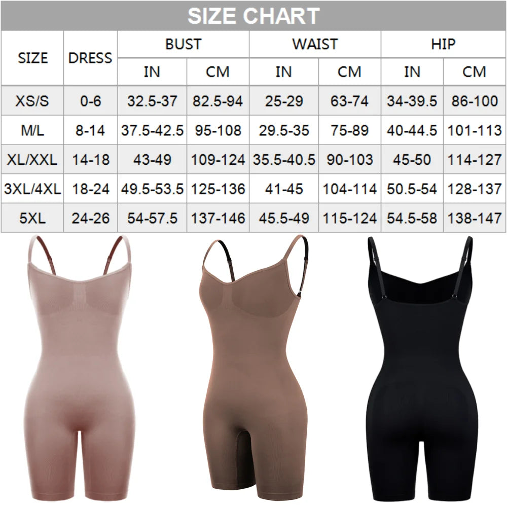Seamless Full‑Body Shaper