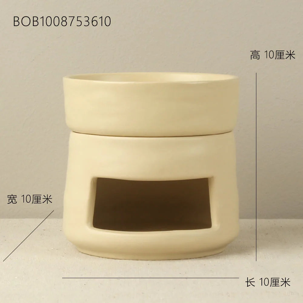 Gifts Modern European-Style Ceramic Aromatherapy Oil Stove Cross-Border Hot-Selling Dry Burning Incense Incense Holders Diffuser
