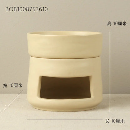 Gifts Modern European-Style Ceramic Aromatherapy Oil Stove Cross-Border Hot-Selling Dry Burning Incense Incense Holders Diffuser