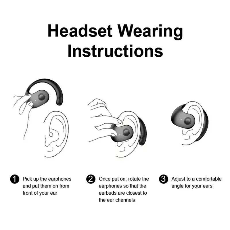 JM13 Open‑Ear Sports Headphones – AI, IPX5