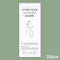 20-50pcs This Package Nice To Meet You Too Sticker Seal Label Thank You Small Business Handmade Merchandise Decoration Stickers