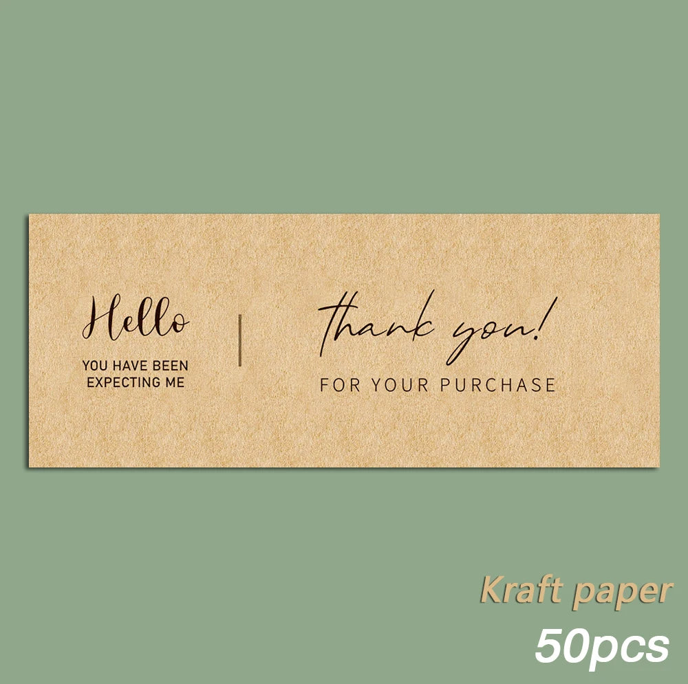 20-50pcs This Package Nice To Meet You Too Sticker Seal Label Thank You Small Business Handmade Merchandise Decoration Stickers