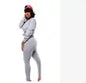 Fall Clothing for Hoodie Women Crop Top Sweater Set 2022 Custom logo Two Pieces Jogger Women Matching Set Clothing 2 Pieces
