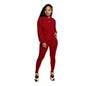 Fall Clothing for Hoodie Women Crop Top Sweater Set 2022 Custom logo Two Pieces Jogger Women Matching Set Clothing 2 Pieces