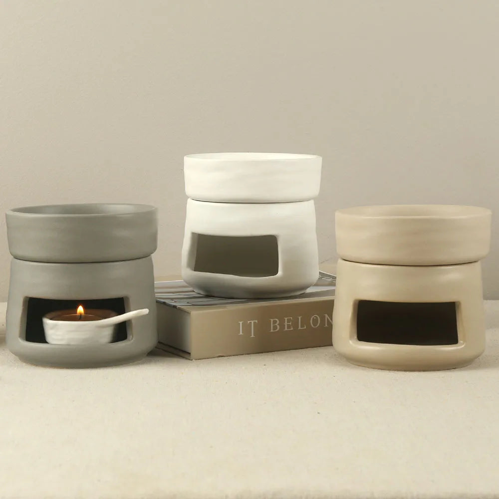 Gifts Modern European-Style Ceramic Aromatherapy Oil Stove Cross-Border Hot-Selling Dry Burning Incense Incense Holders Diffuser