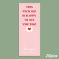20-50pcs This Package Nice To Meet You Too Sticker Seal Label Thank You Small Business Handmade Merchandise Decoration Stickers