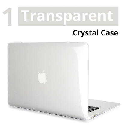 Crystal Laptop Case For Apple Macbook 13 15 16 11 12 For Air 13 A2179 A2337 A2681 For M1 Chip Pro 13 A2338 Mac Protective Cover