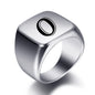 Engraved Stainless Steel Personalized Name Ring