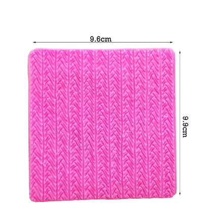 Texture Molding Silicone Molds for Fondant Cake Decorating Molded