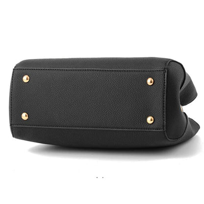 Fashion Women’s Large‑Capacity PU Leather Shoulder Bag (Vintage Designer Satchel &amp; Crossbody Tote)