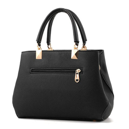 Fashion Women’s Large‑Capacity PU Leather Shoulder Bag (Vintage Designer Satchel &amp; Crossbody Tote)