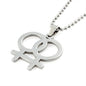 LGBT Pride Rainbow Symbol Necklace – Stainless Steel Pendant for Men & Women