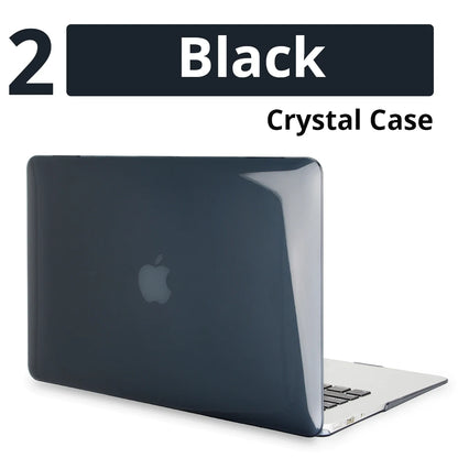 Crystal Laptop Case For Apple Macbook 13 15 16 11 12 For Air 13 A2179 A2337 A2681 For M1 Chip Pro 13 A2338 Mac Protective Cover