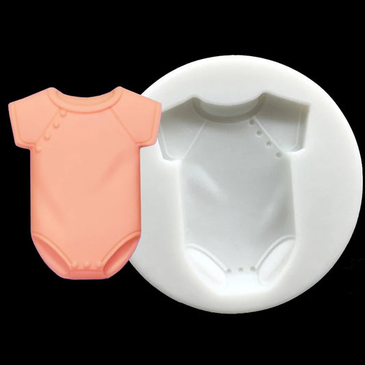 Baby Clothe Silicone Mold Sugarcraft Fondant Cake Decorating Tools Cupcake Chocolate Baking Mold