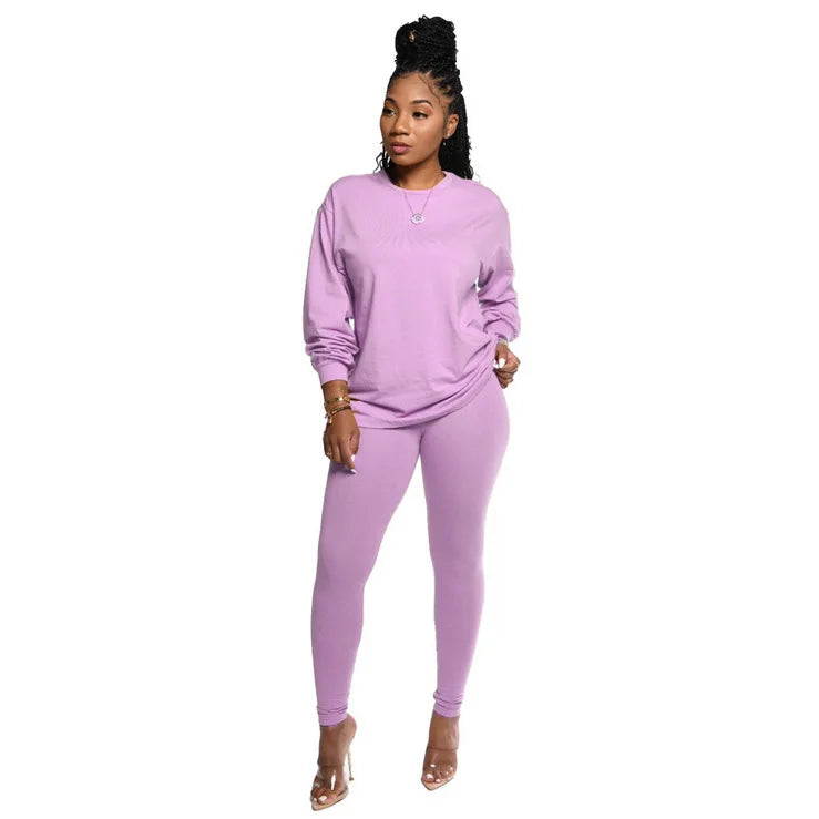 Fall Clothing for Hoodie Women Crop Top Sweater Set 2022 Custom logo Two Pieces Jogger Women Matching Set Clothing 2 Pieces