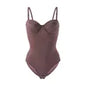 Women's Breathable Strapless Seamless Shapewear Bodysuit Slimming Body Shaper Tummy Control Detachable Shoulder Strap Female