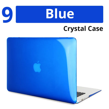 Crystal Laptop Case For Apple Macbook 13 15 16 11 12 For Air 13 A2179 A2337 A2681 For M1 Chip Pro 13 A2338 Mac Protective Cover