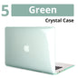 Crystal Laptop Case For Apple Macbook 13 15 16 11 12 For Air 13 A2179 A2337 A2681 For M1 Chip Pro 13 A2338 Mac Protective Cover