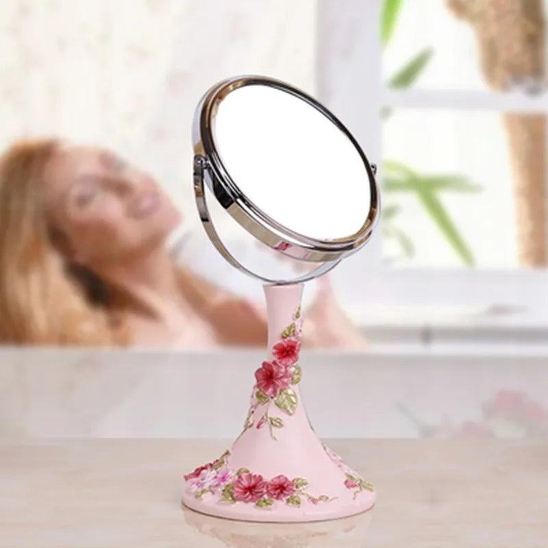 Five-piece Bathroom Set European Wash Accessories Set Bathroom supplies Kit Wedding Gift Set Bathroom Tray Makeup Mirror Tissue