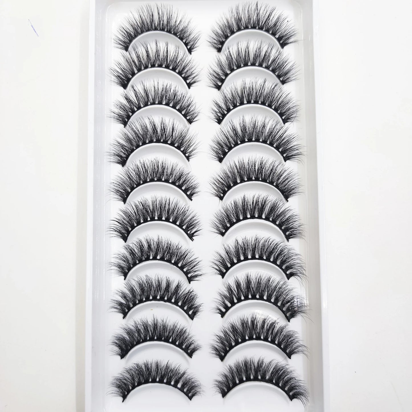 10 Pairs of Natural 3D Mink Lashes