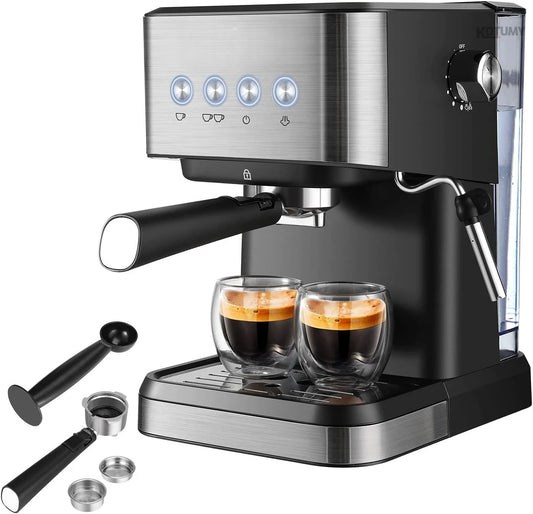 High‑Pressure Automatic Coffee Machine – Milk Froth & Extraction