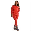 Fall Clothing for Hoodie Women Crop Top Sweater Set 2022 Custom logo Two Pieces Jogger Women Matching Set Clothing 2 Pieces