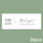 20-50pcs This Package Nice To Meet You Too Sticker Seal Label Thank You Small Business Handmade Merchandise Decoration Stickers