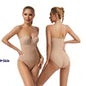 Women's Breathable Strapless Seamless Shapewear Bodysuit Slimming Body Shaper Tummy Control Detachable Shoulder Strap Female