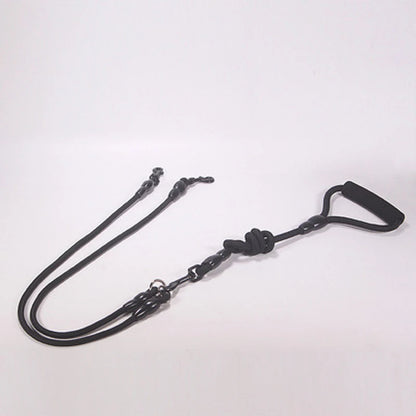 Pet Dog Leash Nylon Rope Double Dual Two Heads Dogs Leash 2 Way Coupler Harness